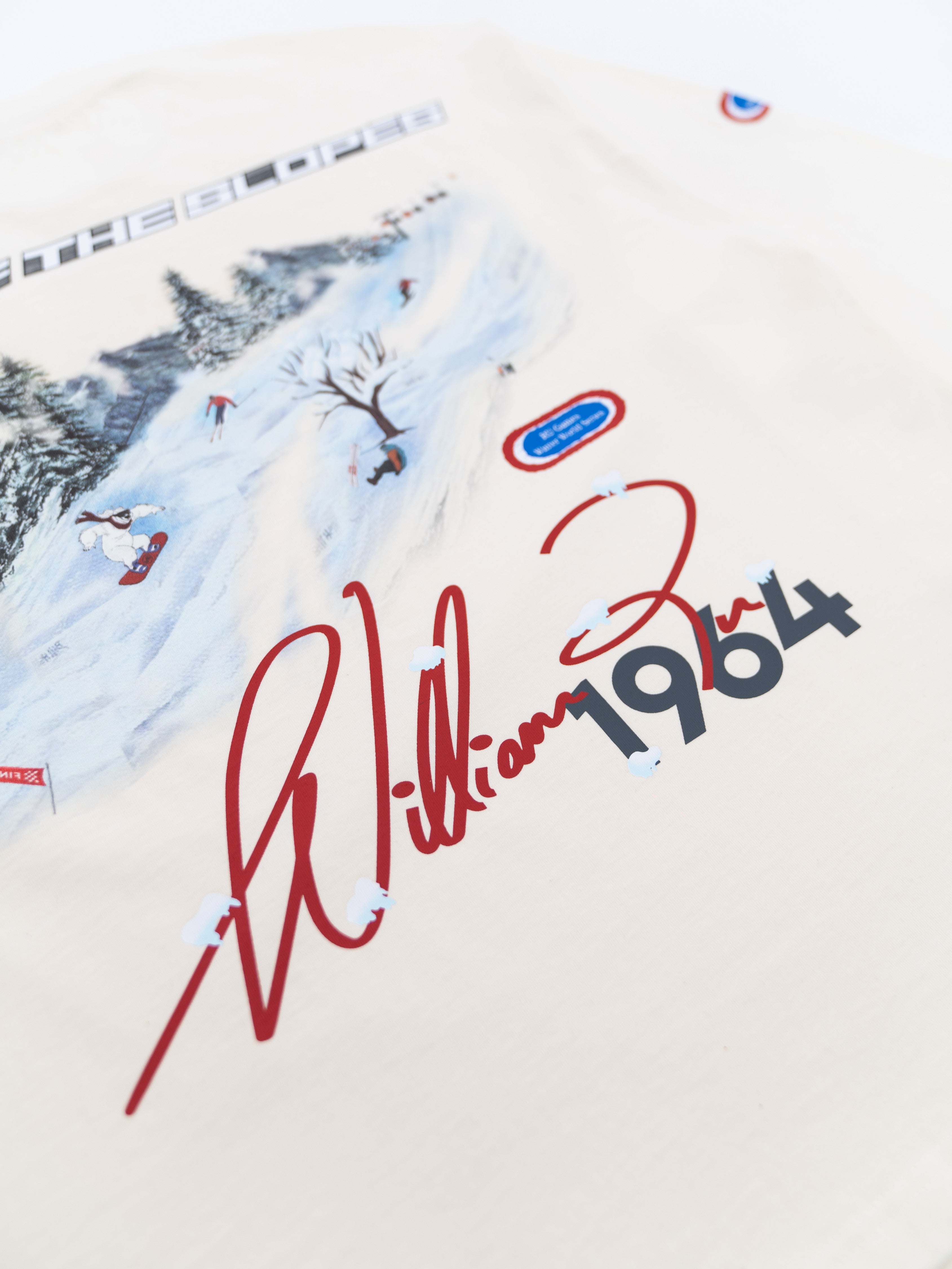 The King of the Slopes t shirt (Ivory) - Limited Edition