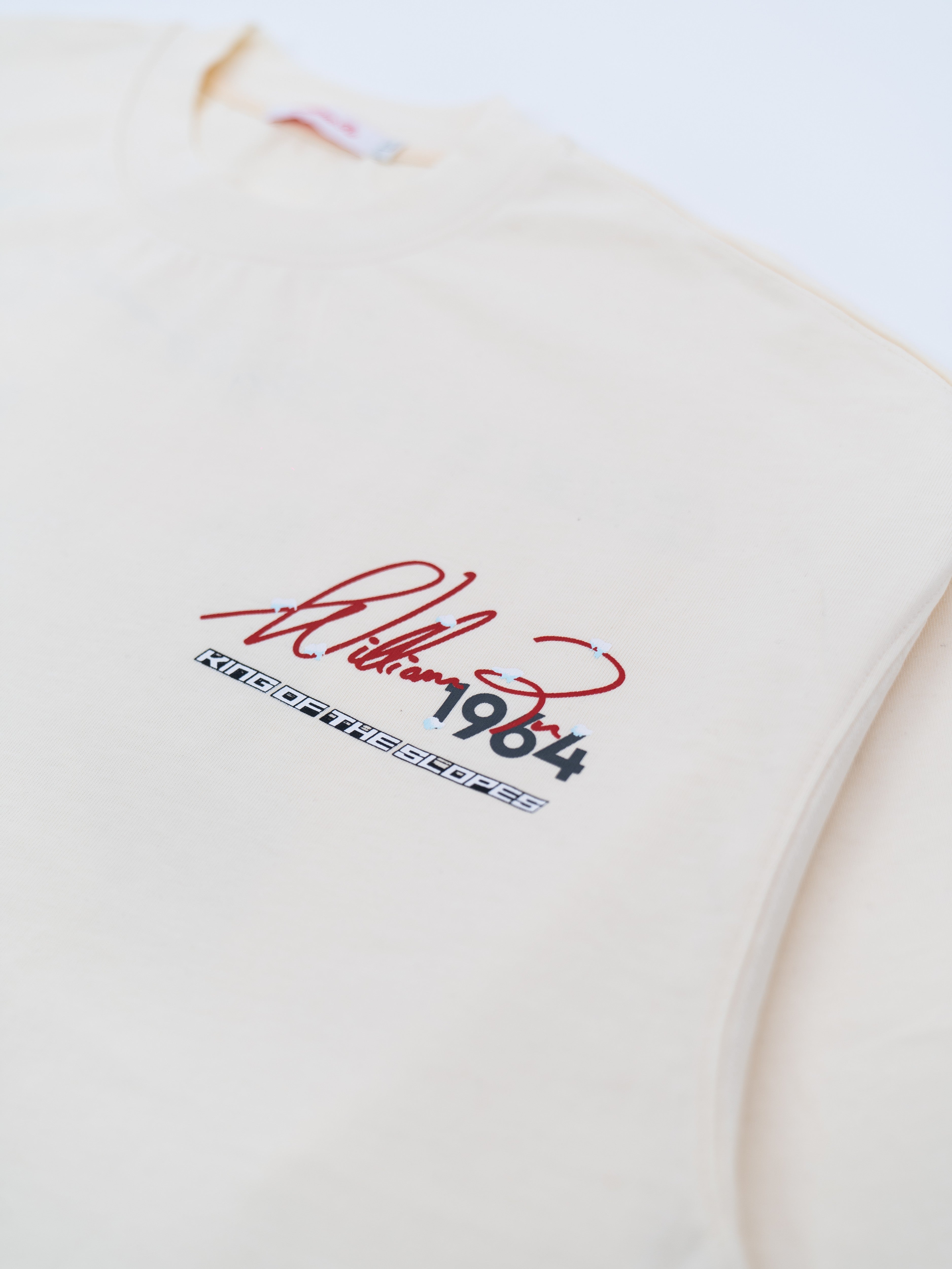 The King of the Slopes t shirt (Ivory) - Limited Edition