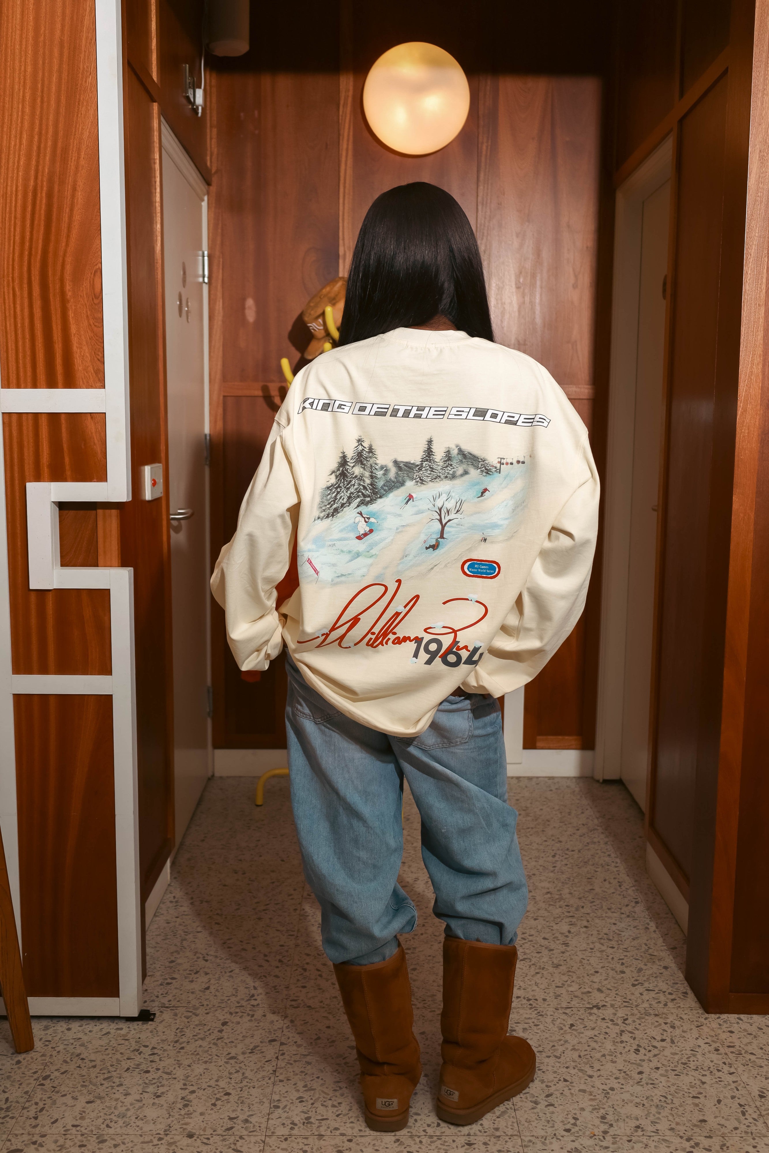 The King of the Slopes t shirt (Ivory) - Limited Edition