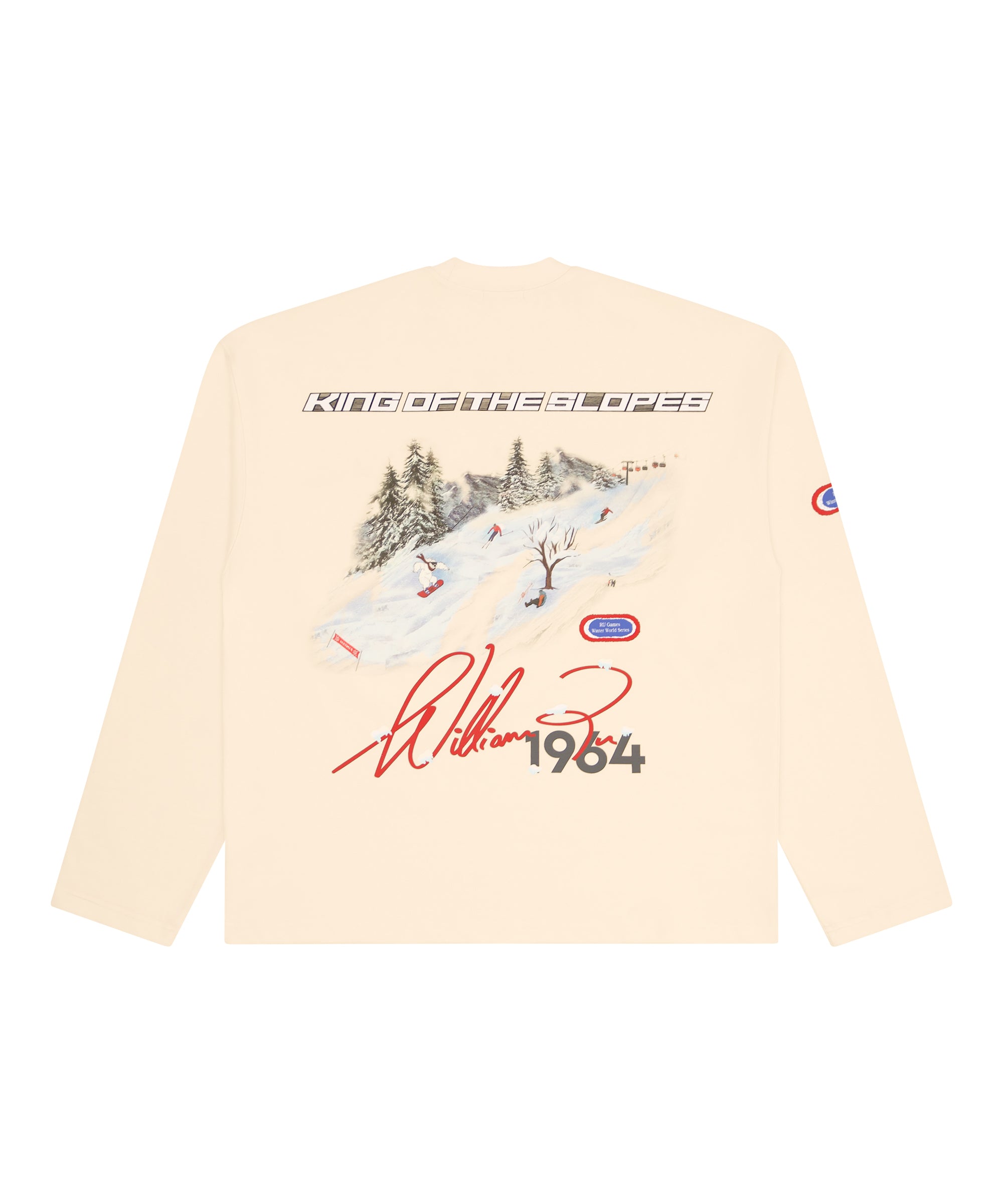 The King of the Slopes t shirt (Ivory) - Limited Edition